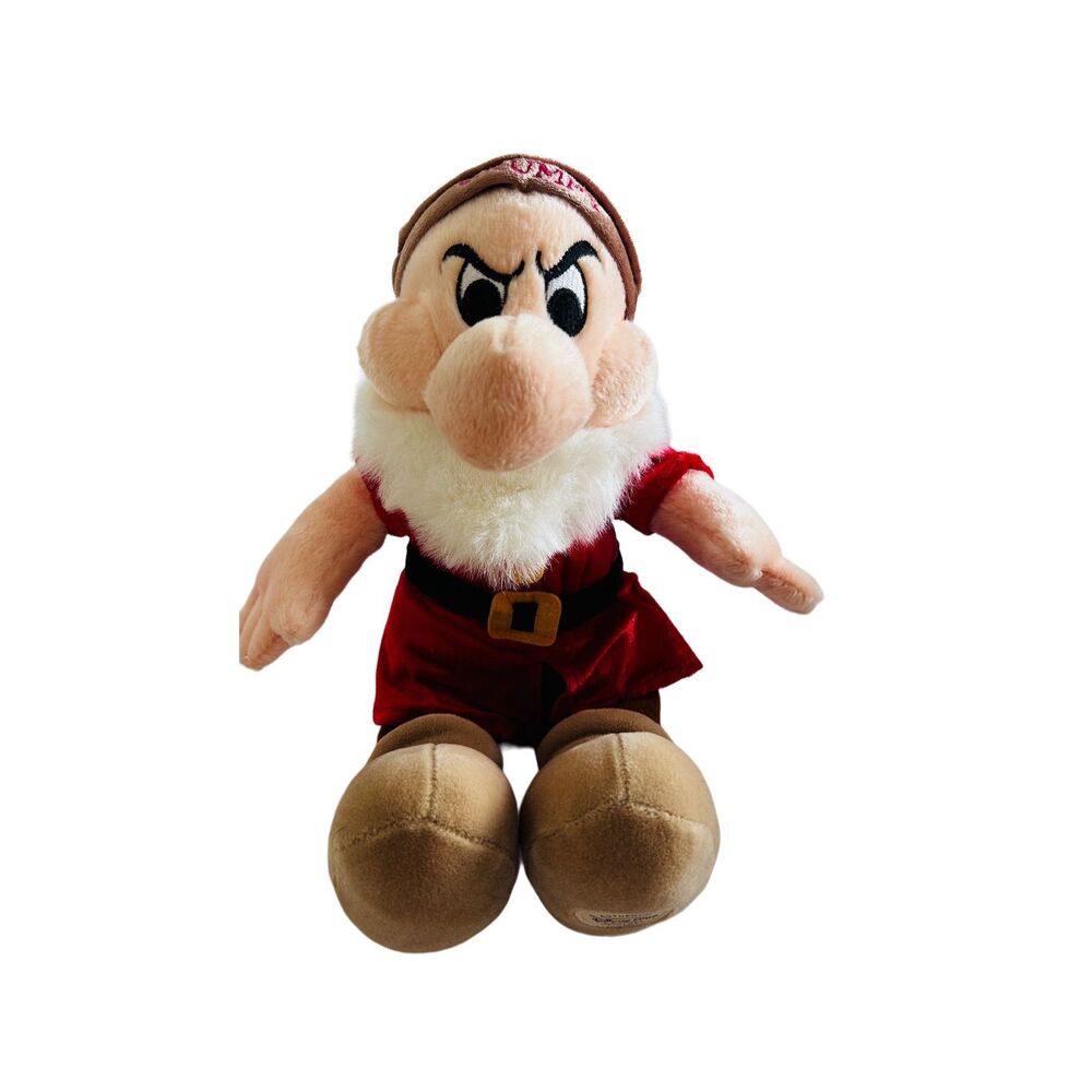 Disney Store Exclusive Snow White & The Seven Dwarfs GRUMPY Plush 13”x4”